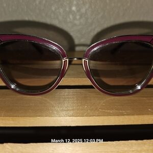 Tory Burch Purple Cat-Eye Sunglasses